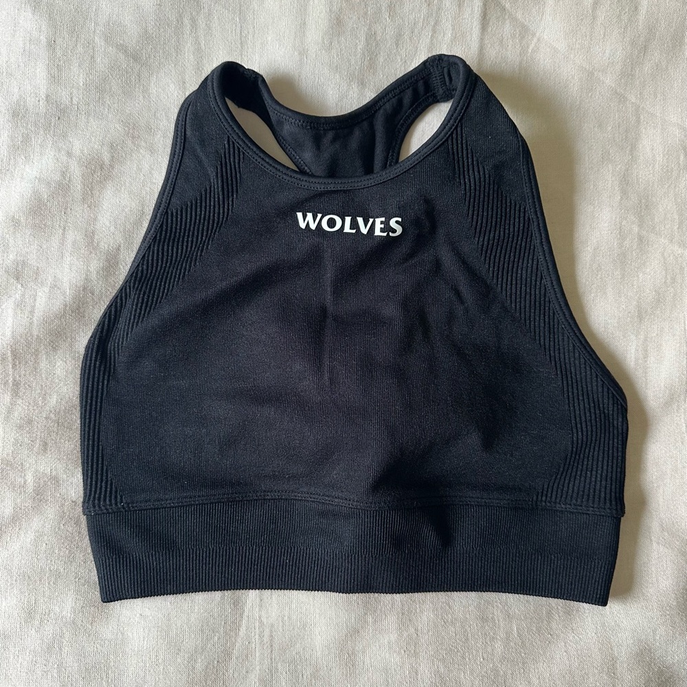 High neck sports bra/tank top